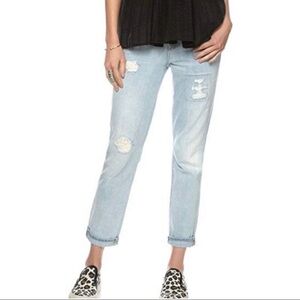 NWOT Genetic Denim Alexa Distressed Boyfriend Jean